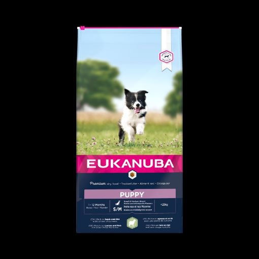 E68777 Euk Puppy S/M Breeds Lamb & Rice 12 kg paveikslėlis