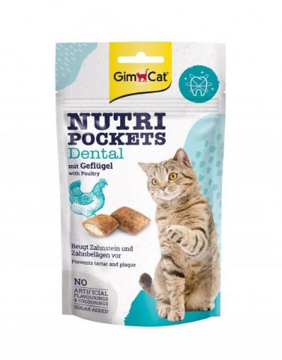 02.418285 GIMCAT NUTRI POCKETS DENTAL 60 G paveikslėlis