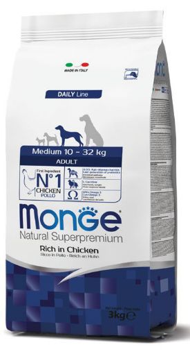 M04275 Monge Dry Dog Medium Adult 12 kg paveikslėlis