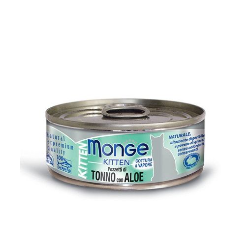 M07092 Monge Jelly - Wet Cat Tuna in jelly with aloe - Kitten 80 g paveikslėlis