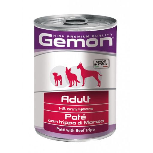 G87804 GEMON - Wet Dog Pate Adult beef tripe 400 g paveikslėlis