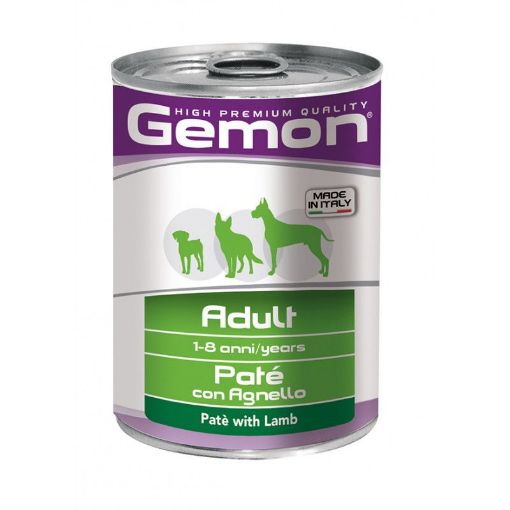 G87811 GEMON - Wet Dog Pate Adult lamb 400 g paveikslėlis