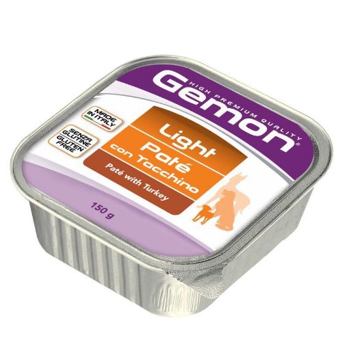 G00438 GEMON - Wet Dog Pate light turkey 150 g paveikslėlis