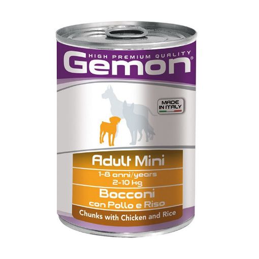 G87873 GEMON - Wet Dog Chunks Adult Medium chicken & rice 415 g paveikslėlis