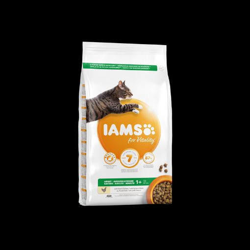 I25954 Iams Adult Cat Chicken 10 kg su vištiena paveikslėlis