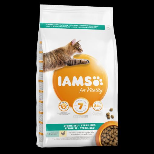 I27637 Iams Cat Light/Weight Control Chicken 10kg su vištiena paveikslėlis