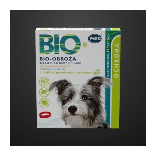 00203 PESS BIO-Protection antkaklis nuo parazitų šunims 60 cm paveikslėlis