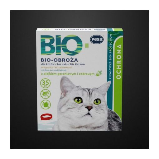 00111 PESS BIO-Protection antkaklis nuo parazitų katėms 35 cm paveikslėlis