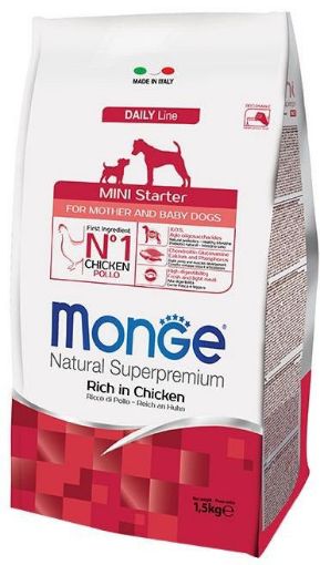 M04008 Monge Dry Dog Mini STARTER 1,5 kg paveikslėlis