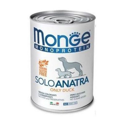 M14434 Monge Monoproteico "Solo" - Wet Dog Pate 100% duck 400 g paveikslėlis