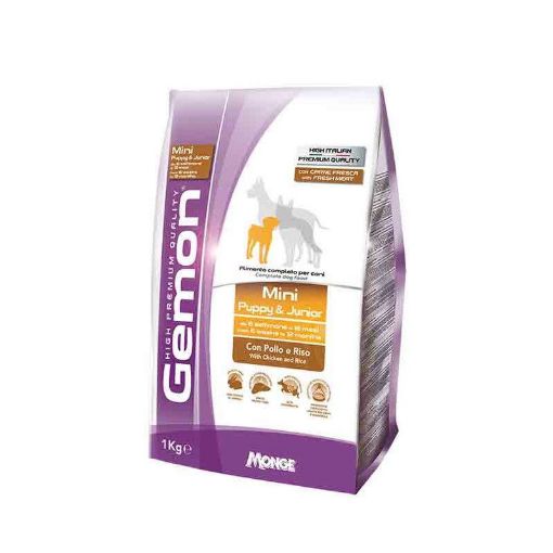 G86043 GEMON - Dry Dog Mini Puppy & Junior chicken & rice 3 kg paveikslėlis