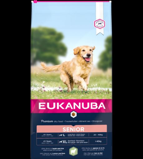 E68937 Euk Dog Senior L/XL Breed Lamb Rice 12 kg paveikslėlis