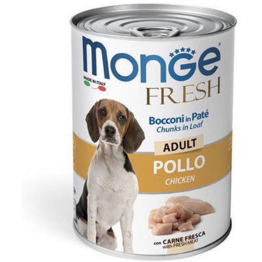 M14472 Monge Fresh - Wet ADULT Dog Cans Pate & chunkies Chicken 400 g paveikslėlis