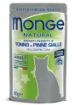 M06873 Monge Natural - Wet Cat Pouches Yellowfin Tuna Flakes in jelly 80 g paveikslėlis