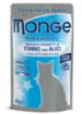 M06880 Monge Natural - Wet Cat Pouches Tuna Flakes with Anchovies in jelly 80 g paveikslėlis