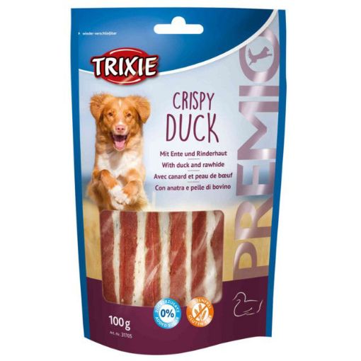 1.7_31705 TRIXIE PREMIO Crispy Duck, 100 g (pak.6) paveikslėlis