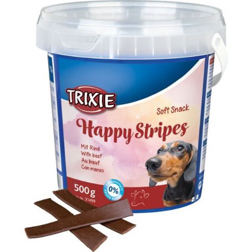 1.7_31499 TRIXIE Soft Snack Happy Juostelės, 500 g (pak.4) paveikslėlis