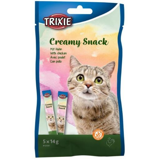 3.4_42681 TRIXIE Creamy Snack with chicken, 5x14 g (pak.6) paveikslėlis