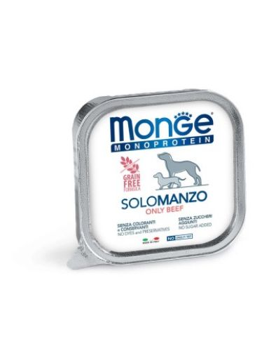 M14403 Monge Monoproteico "Solo" - Wet Dog Pate 100% beef 150 g paveikslėlis