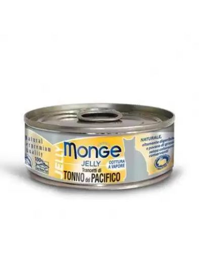 M07054 Monge Jelly - Wet Cat Yellowfin tuna in jelly 80 g paveikslėlis