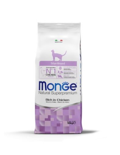 M56267 Monge Dry Cat Adult Sterilized 10 kg paveikslėlis