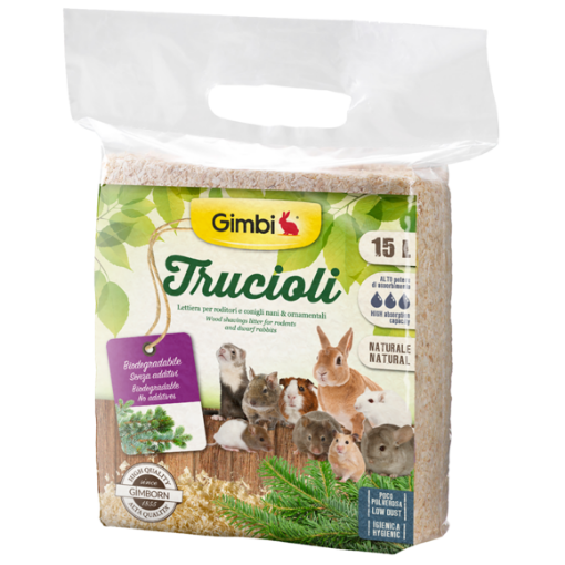 02.205045 GIMBI WOOD LITTER Pjuvenos 15L paveikslėlis