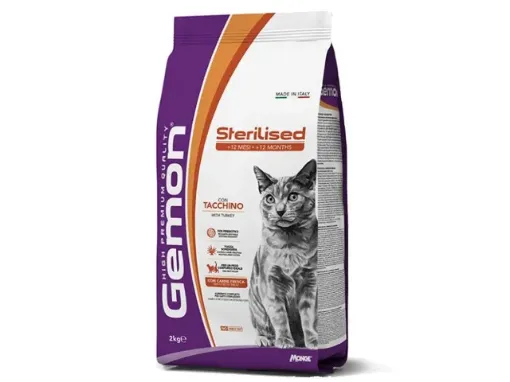 G97288 GEMON - Dry Cat Sterilized turkey 7 kg paveikslėlis