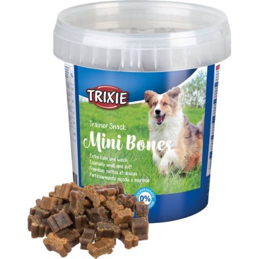 1.7_31523 TRIXIE Trainer Snack Mini Bones, 500 g (pak. 4) paveikslėlis