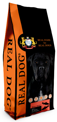 RD70273 REAL DOG ADULT All Breeds SALMON & RICE 20kg paveikslėlis