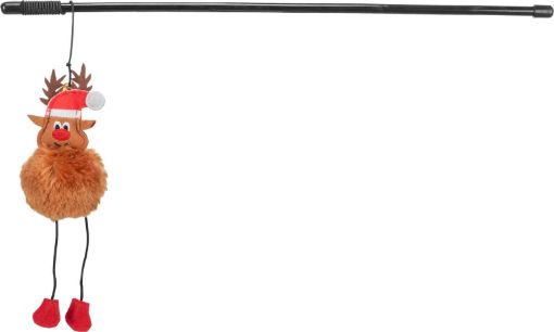 TRX_92452 TRIXIE Meškerė su Kalėdiniu elniu, pliušas/plastikas 45 cm paveikslėlis