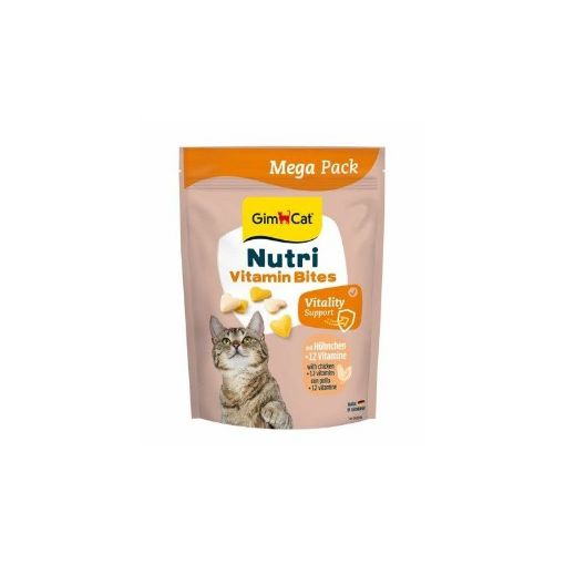 02.419688 GIMCAT NUTRI VITAMIN BITES CHICKEN (su vitaminais ir vištiena) 425 G paveikslėlis