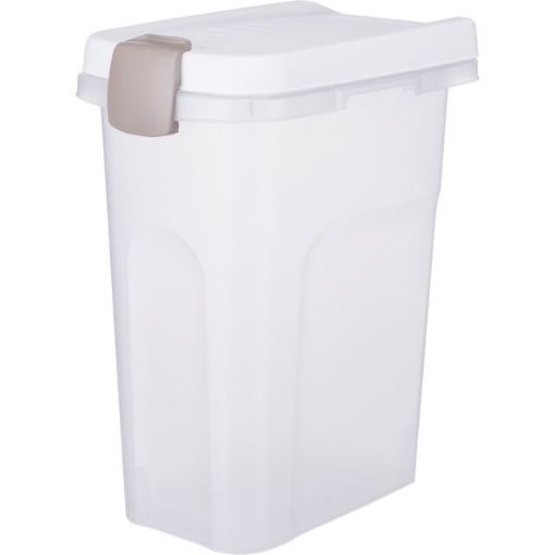 1.6_24668 TRIXIE Birių produktų tara, plastikas, 40 l/27x61x45 cm, baltas (pak.2) paveikslėlis