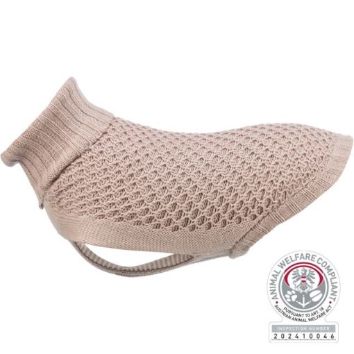 1.1_680093 TRIXIE Norwood megztinis, XS: 27 cm, kreminė paveikslėlis