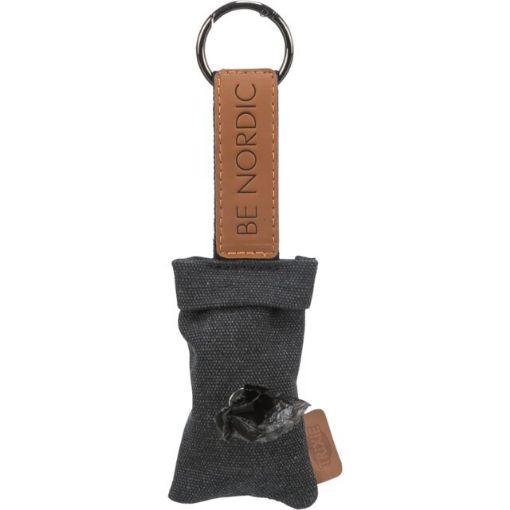 1.2_22855 TRIXIE BE NORDIC Išmatų maišelių dėklas su 1 rulonu-20 maiš., juodas (pak.4) paveikslėlis