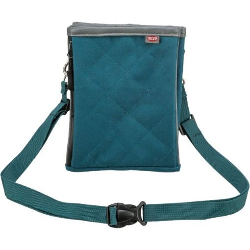 1.2_32295 TRIXIE Twin maišelis skanėstams, 15x18x2.5 cm, tams. žalias paveikslėlis