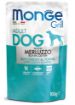 M17510 Monge GRILL MIX Dog Adult beef/cod/chicken 100gx12 paveikslėlis