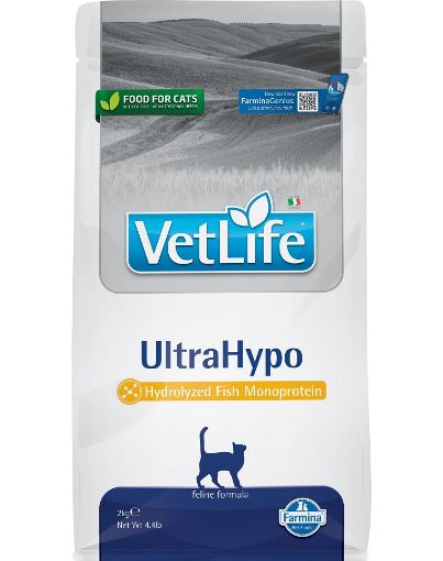 F22523 FARMINA VET LIFE - CAT Dry ULTRAHYPO 2 kg (pak.4) paveikslėlis