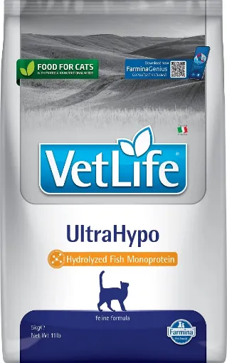 F31914 FARMINA VET LIFE - CAT Dry ULTRAHYPO 5 kg paveikslėlis