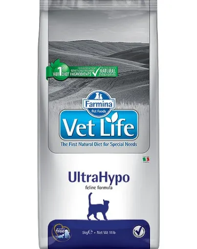 F24862 FARMINA VET LIFE - CAT Dry ULTRAHYPO 10 kg paveikslėlis