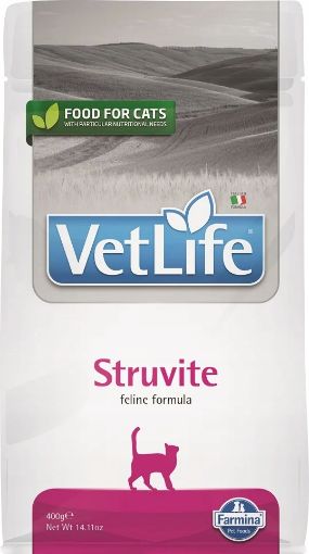 F25166 FARMINA VET LIFE - CAT Dry STRUVITE 400 gr (pak.16) paveikslėlis