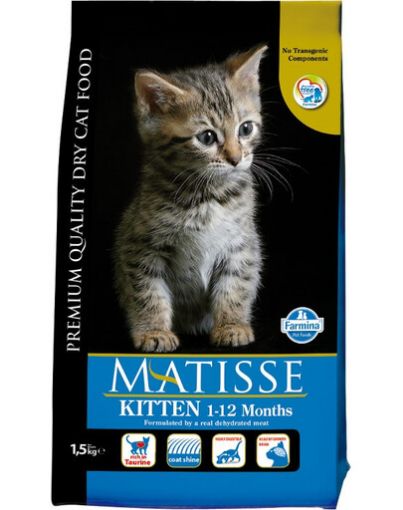 F32065 FARMINA MATISSE - CAT Dry KITTEN 1,5 kg (pak.8) paveikslėlis