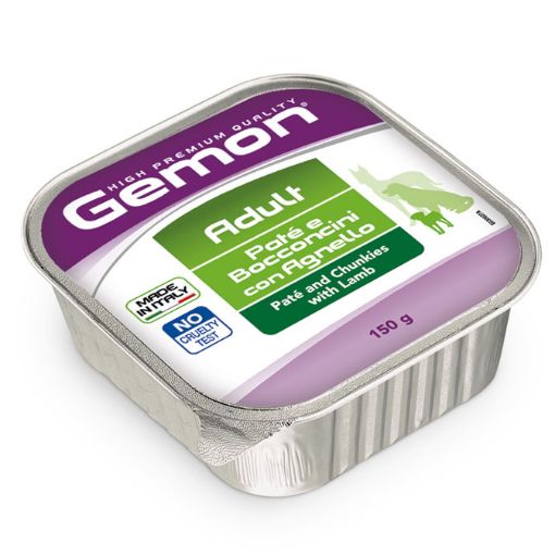 G00445 GEMON - Wet Dog Pate Adult LAMB 150 g paveikslėlis
