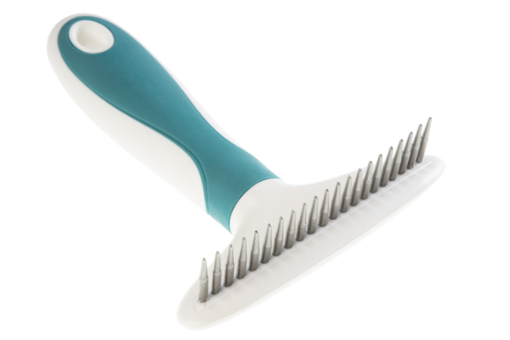 57531BV Gimdog Dematting Rake 12x15 cm grėblys su stambiais konusiniais dant. paveikslėlis