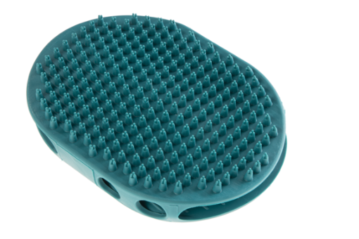 57516BV Gimdog Double Sided Oval Brush 11,5x15cm ovalios šukos ant delno dvipusės paveikslėlis