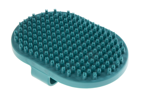 57511BV Gimdog Oval Brush ovalios guminės šukos ant delno paveikslėlis