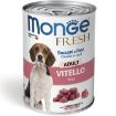 M14458 Monge Fresh - Wet Dog Cans Pate & chunkies Veal 400 g paveikslėlis
