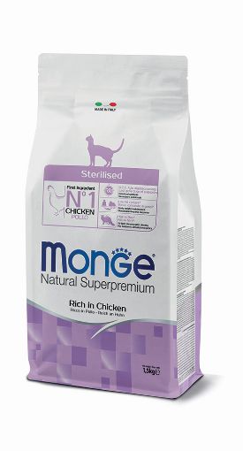 M11938 Monge Dry Cat Adult Sterilized 1,5 kg paveikslėlis