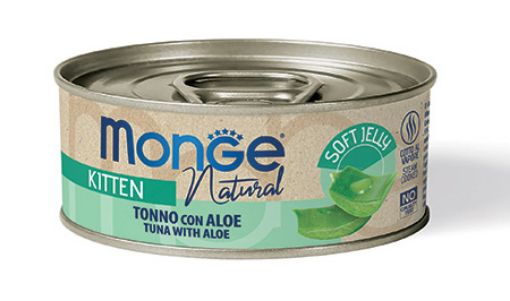 M07092 Monge Jelly - Wet Cat Tuna in jelly with aloe - Kitten 80 g paveikslėlis