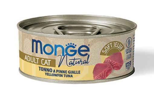 M07054 Monge Jelly - Wet Cat Yellowfin tuna in jelly 80 g paveikslėlis