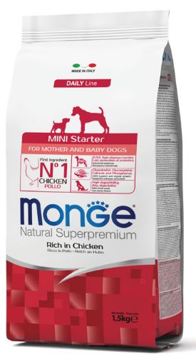 M04008 Monge Dry Dog Mini STARTER 1,5 kg paveikslėlis